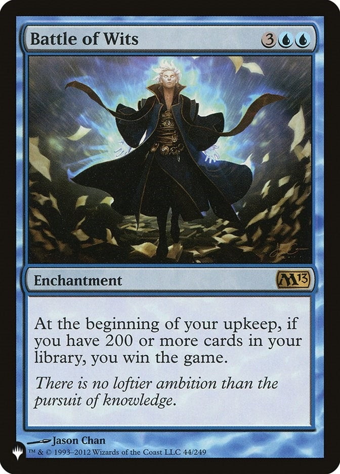 Image for Battle of Wits (44/249) [The List Reprints] - Magic: The Gathering