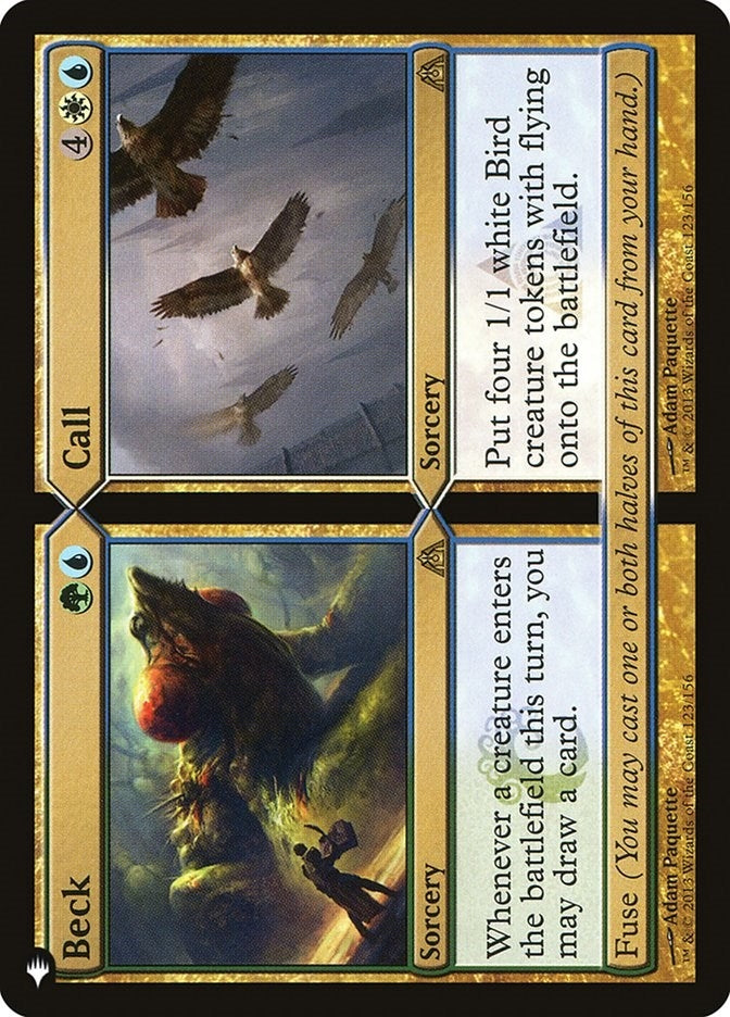 Image for Beck // Call (123/156) [The List Reprints] - Magic: The Gathering