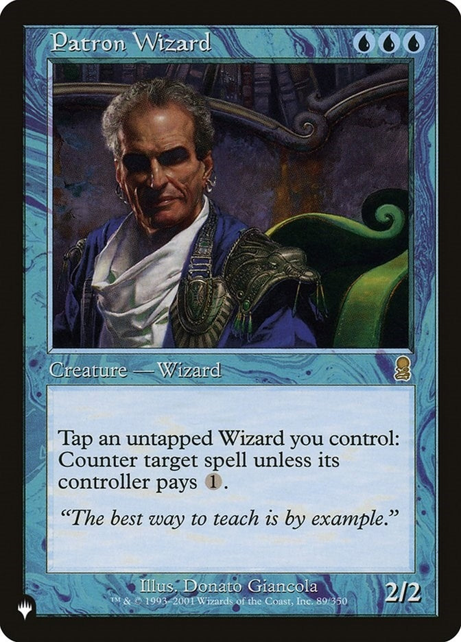 Image for Patron Wizard (89/350) [The List Reprints] - Magic: The Gathering