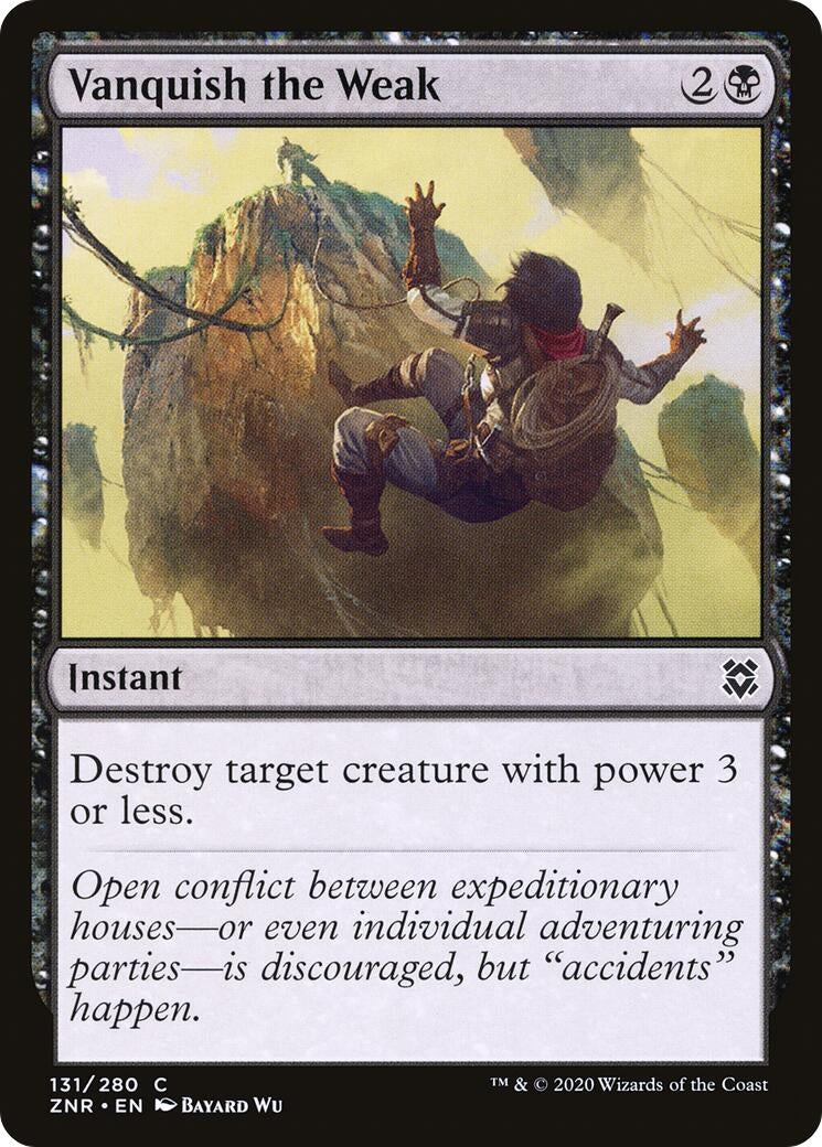 Image for Vanquish the Weak (131) [Zendikar Rising] - Magic: The Gathering