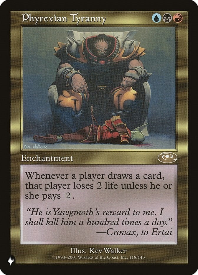 Image for Phyrexian Tyranny (118/143) [The List Reprints] - Magic: The Gathering