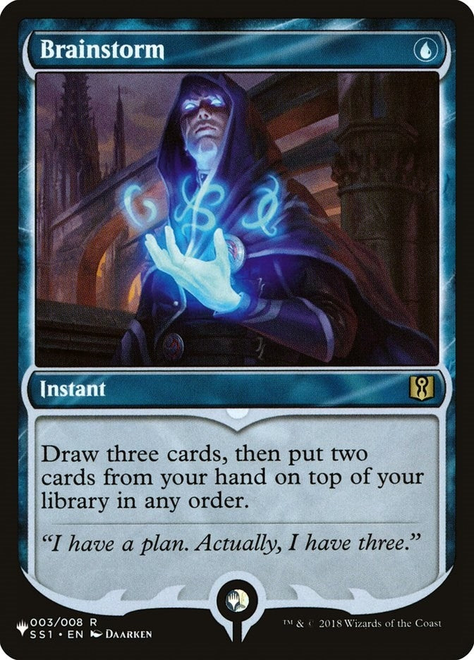 Image for Brainstorm (SS1) (003/008) [The List Reprints] - Magic: The Gathering