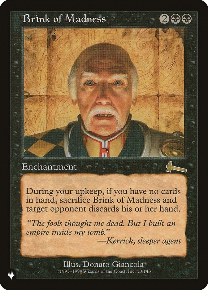 Image for Brink of Madness (50/143) [The List Reprints] - Magic: The Gathering