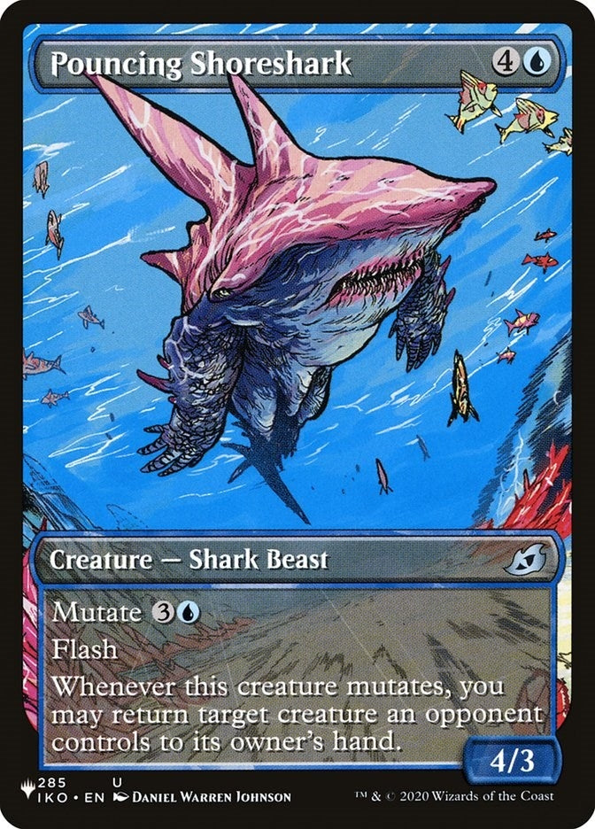 Image for Pouncing Shoreshark (Showcase) (285/274) [The List Reprints] - Magic: The Gathering