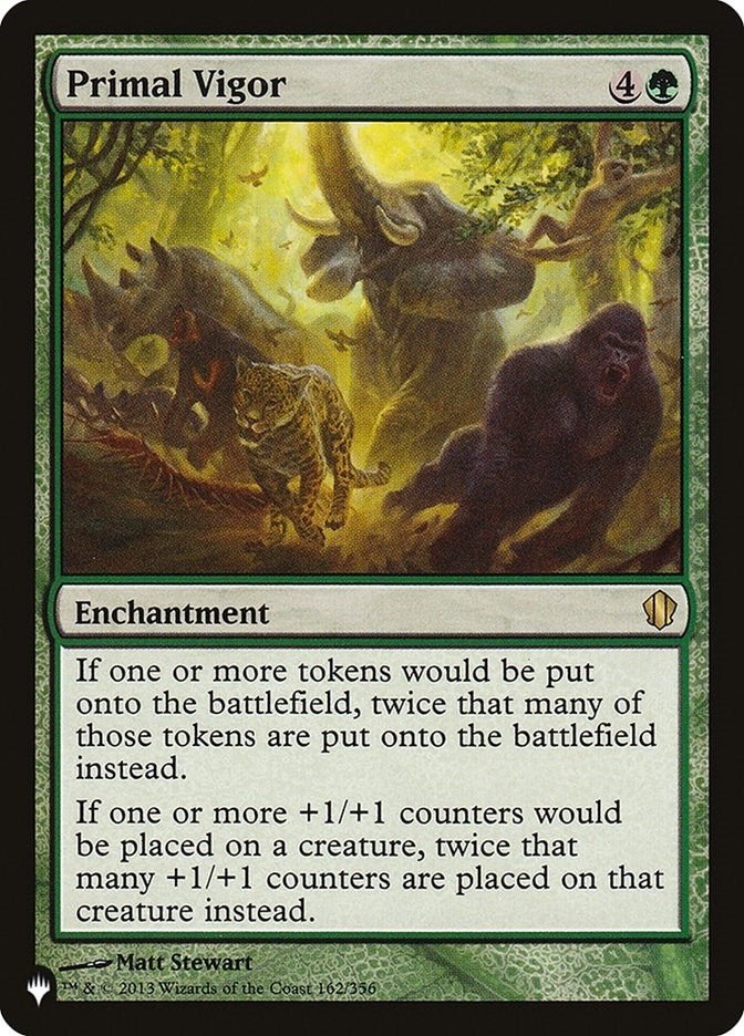Image for Primal Vigor (162/356) [The List Reprints] - Magic: The Gathering
