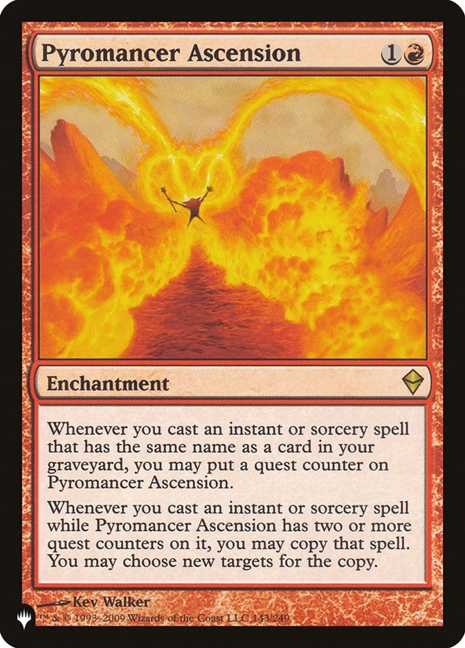 Image for Pyromancer Ascension (143/249) [The List Reprints] - Magic: The Gathering