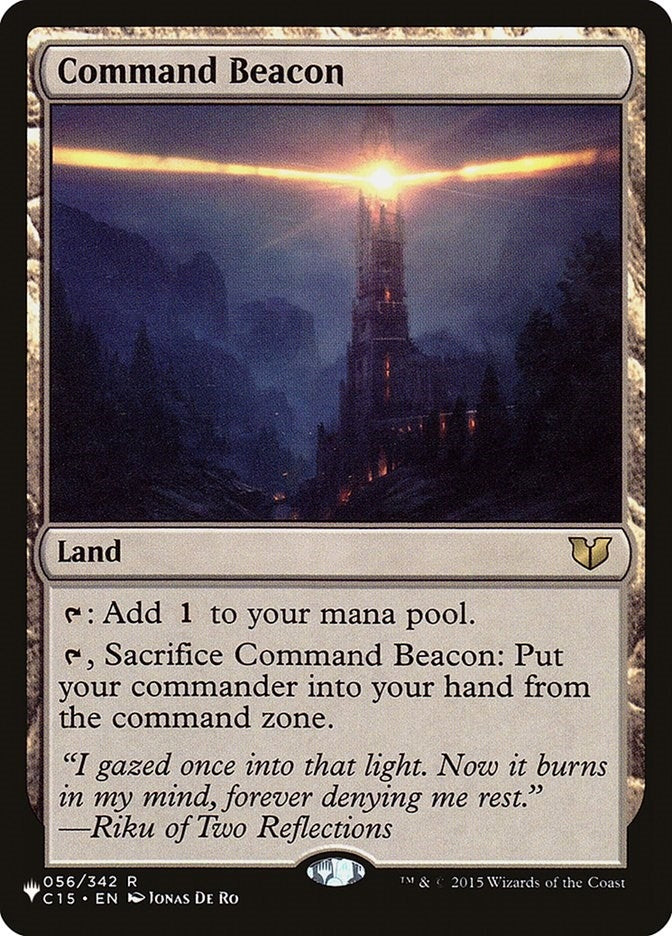 Image for Command Beacon (056/342) [The List Reprints] - Magic: The Gathering