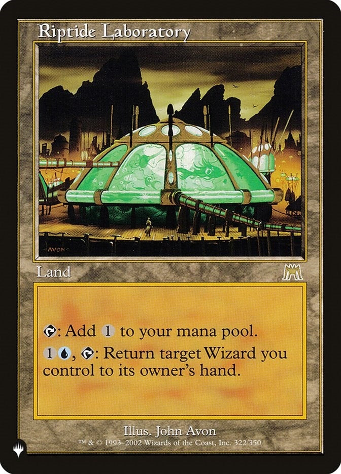 Image for Riptide Laboratory (322/350) [The List Reprints] - Magic: The Gathering
