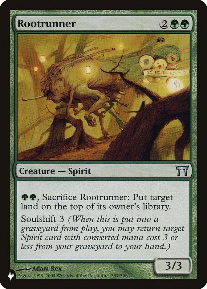 Image for Rootrunner (237/306) [The List Reprints] - Magic: The Gathering
