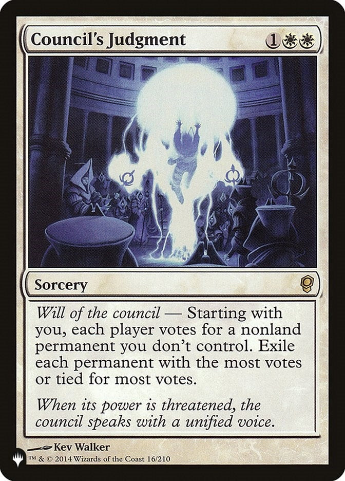 Image for Council's Judgment (16/210) [The List Reprints] - Magic: The Gathering