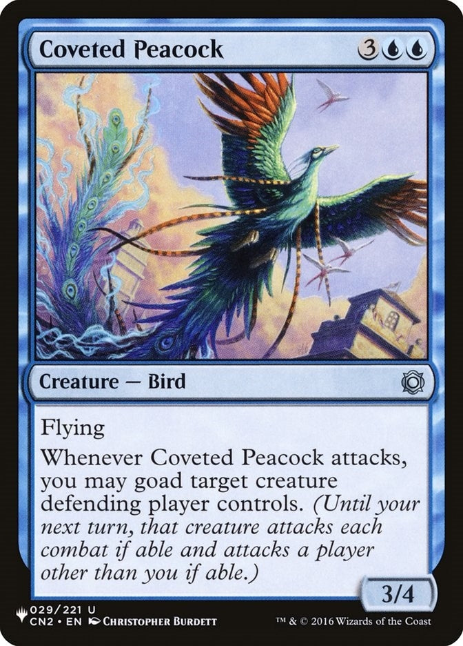 Image for Coveted Peacock (029/221) [The List Reprints] - Magic: The Gathering