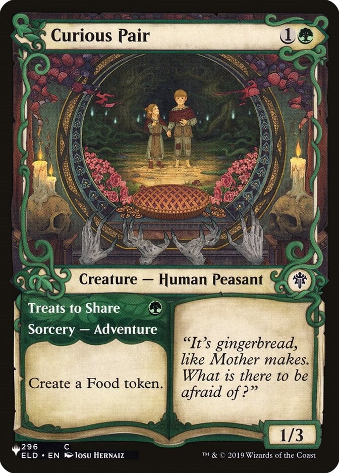 Image for Curious Pair (Showcase) (296/269) [The List Reprints] - Magic: The Gathering
