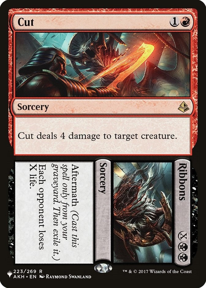 Image for Cut // Ribbons (223/269) [The List Reprints] - Magic: The Gathering