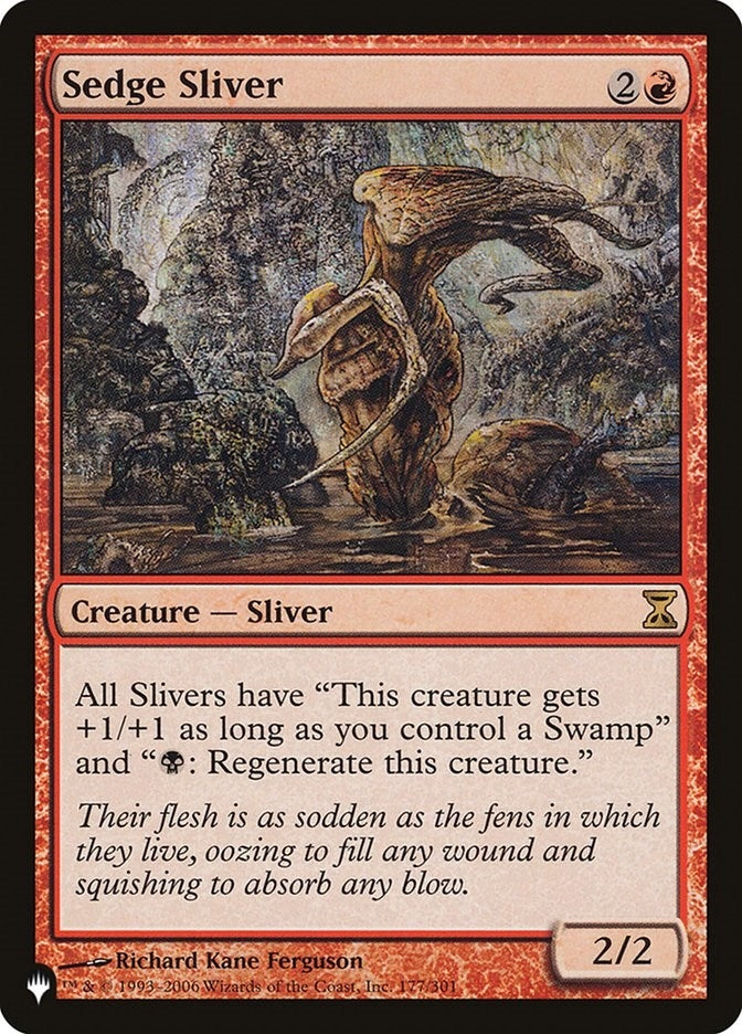 Image for Sedge Sliver (177/301) [The List Reprints] - Magic: The Gathering