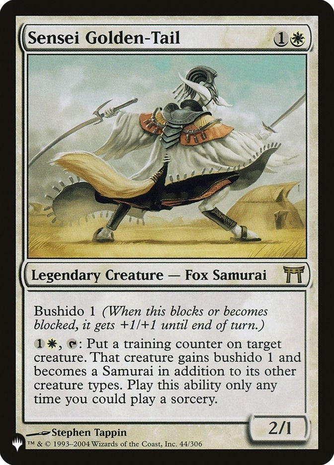 Image for Sensei Golden-Tail (44/306) [The List Reprints] - Magic: The Gathering