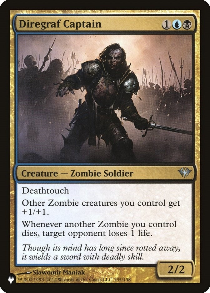 Image for Diregraf Captain (135/158) [The List Reprints] - Magic: The Gathering