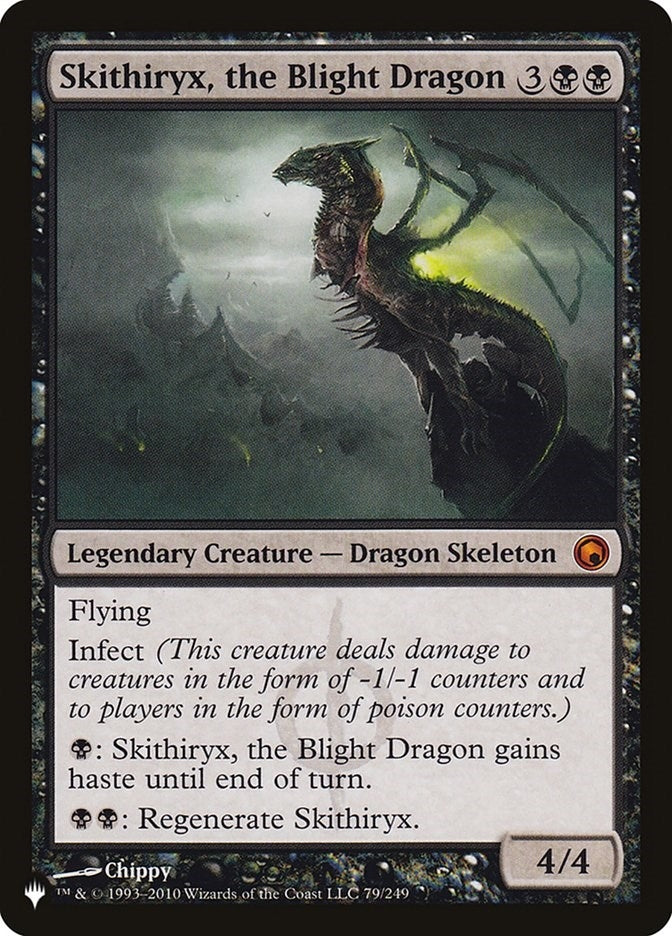 Image for Skithiryx, the Blight Dragon (79/249) [The List Reprints] - Magic: The Gathering