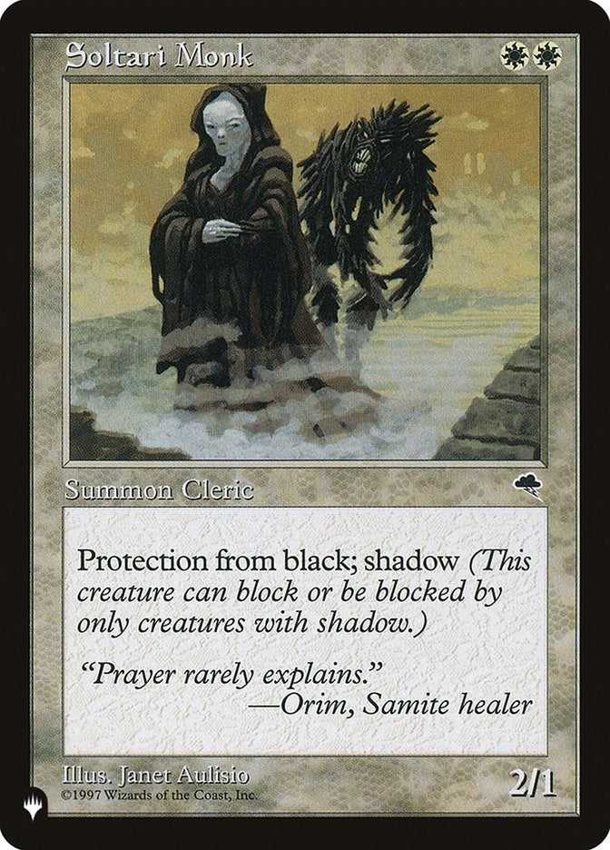 Image for Soltari Monk [The List Reprints] - Magic: The Gathering