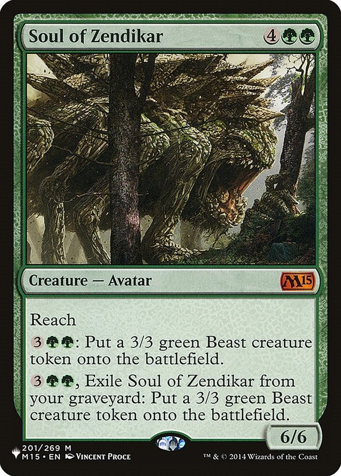 Image for Soul of Zendikar (201/269) [The List Reprints] - Magic: The Gathering