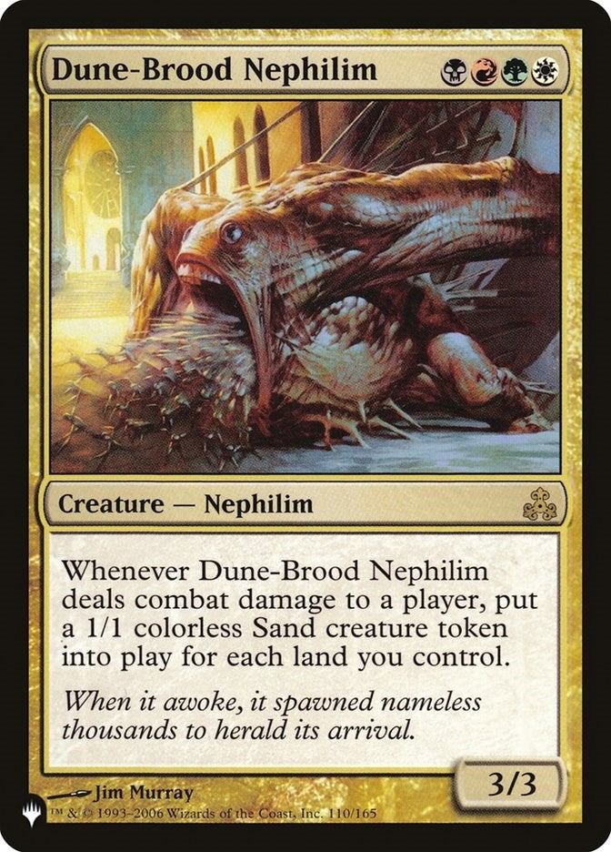 Image for Dune-Brood Nephilim (110/165) [The List Reprints] - Magic: The Gathering
