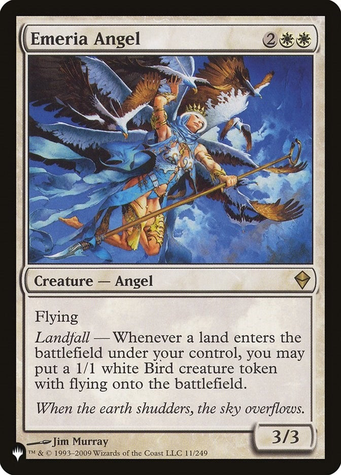 Image for Emeria Angel (11/249) [The List Reprints] - Magic: The Gathering