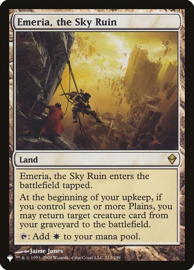 Image for Emeria, the Sky Ruin (213/249) [The List Reprints] - Magic: The Gathering