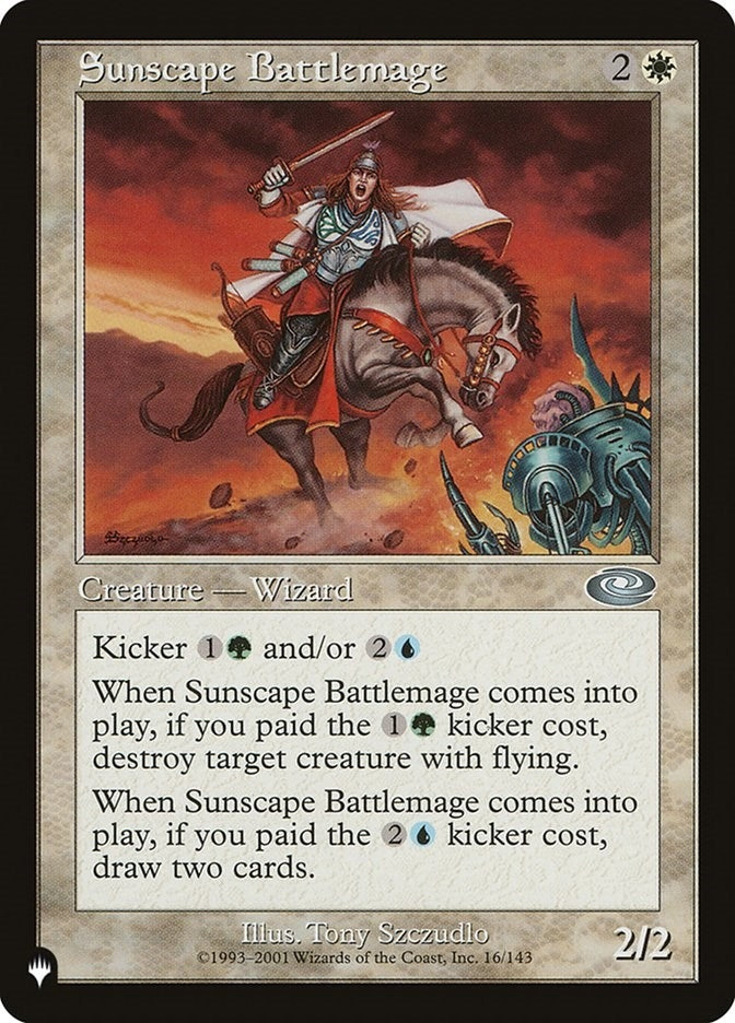 Image for Sunscape Battlemage (16/143) [The List Reprints] - Magic: The Gathering