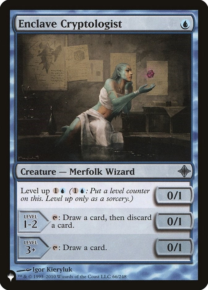Image for Enclave Cryptologist (66/248) [The List Reprints] - Magic: The Gathering