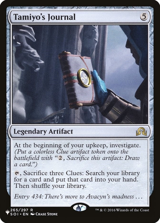 Image for Tamiyo's Journal (Entry 434) (265/297) [The List Reprints] - Magic: The Gathering