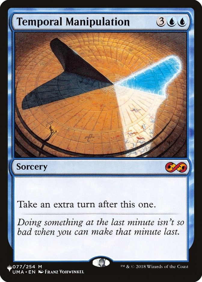 Image for Temporal Manipulation (077/254) [The List Reprints] - Magic: The Gathering