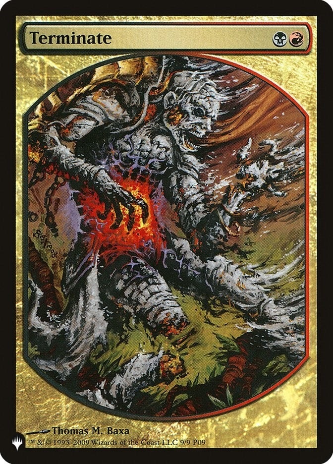 Image for Terminate (P09) (9-Sep) [The List Reprints] - Magic: The Gathering