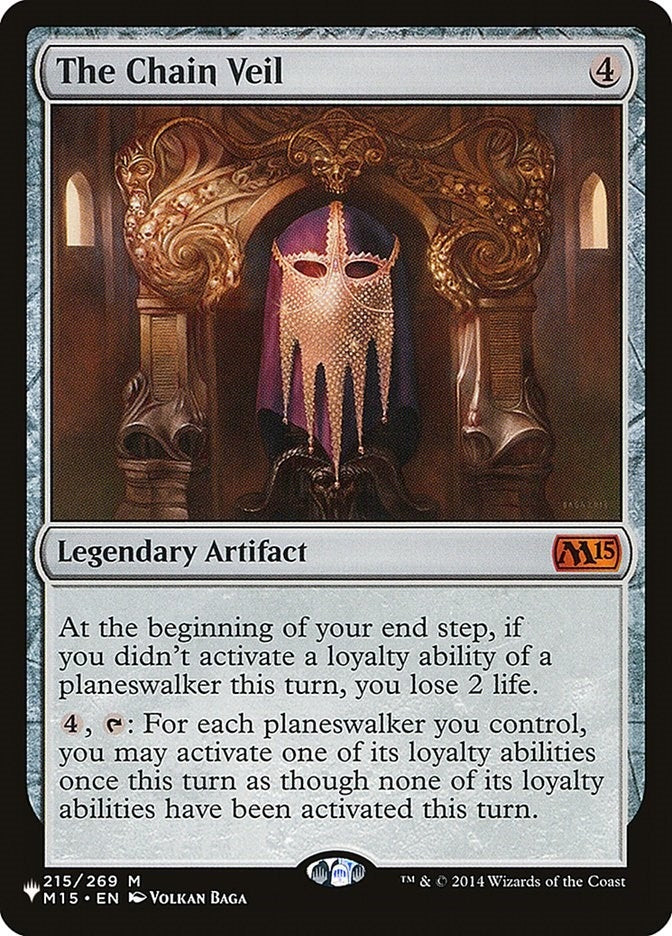 Image for The Chain Veil (215/269) [The List Reprints] - Magic: The Gathering