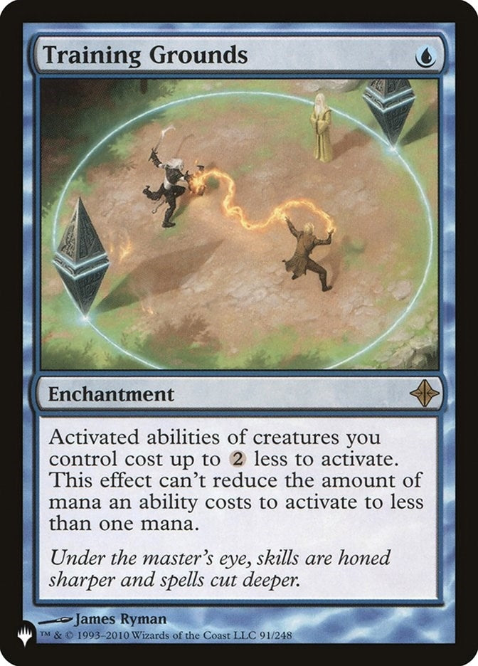Image for Training Grounds (91/248) [The List Reprints] - Magic: The Gathering