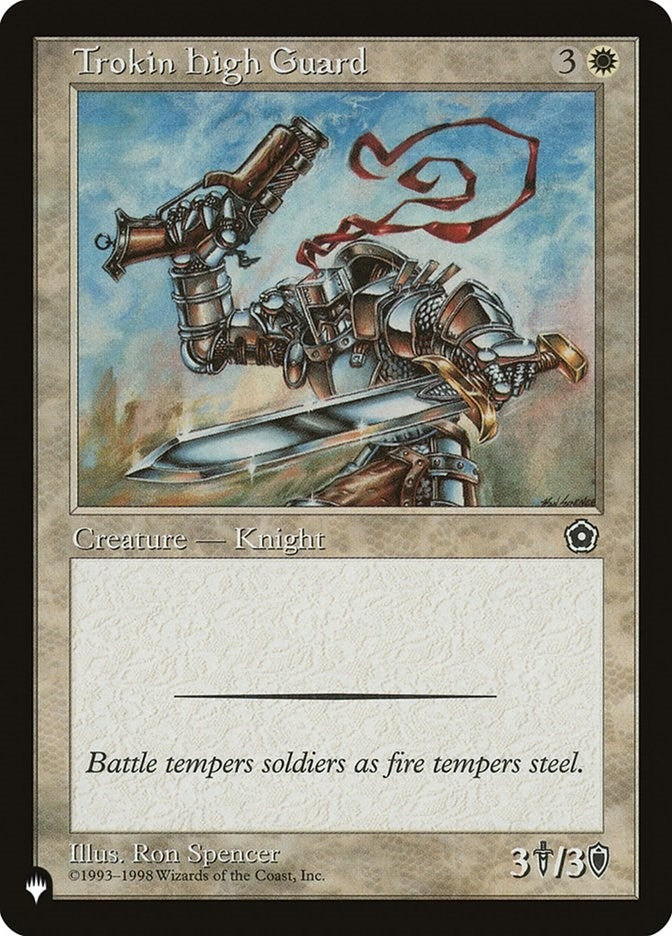 Image for Trokin High Guard [The List Reprints] - Magic: The Gathering
