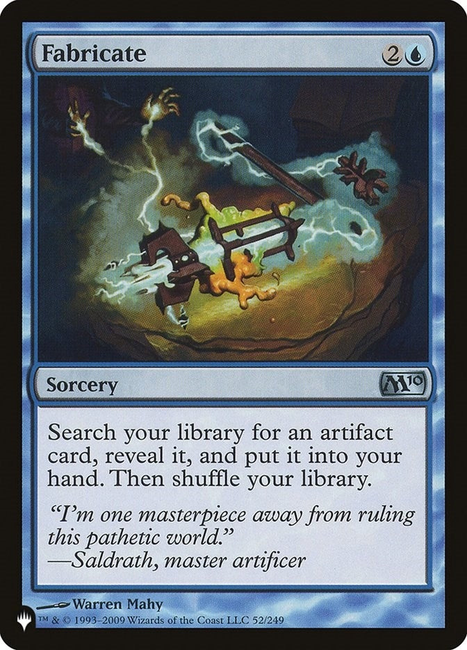 Image for Fabricate (52/249) [The List Reprints] - Magic: The Gathering