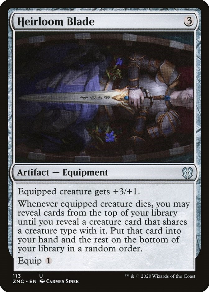 Image for Heirloom Blade (113) [Zendikar Rising] - Magic: The Gathering