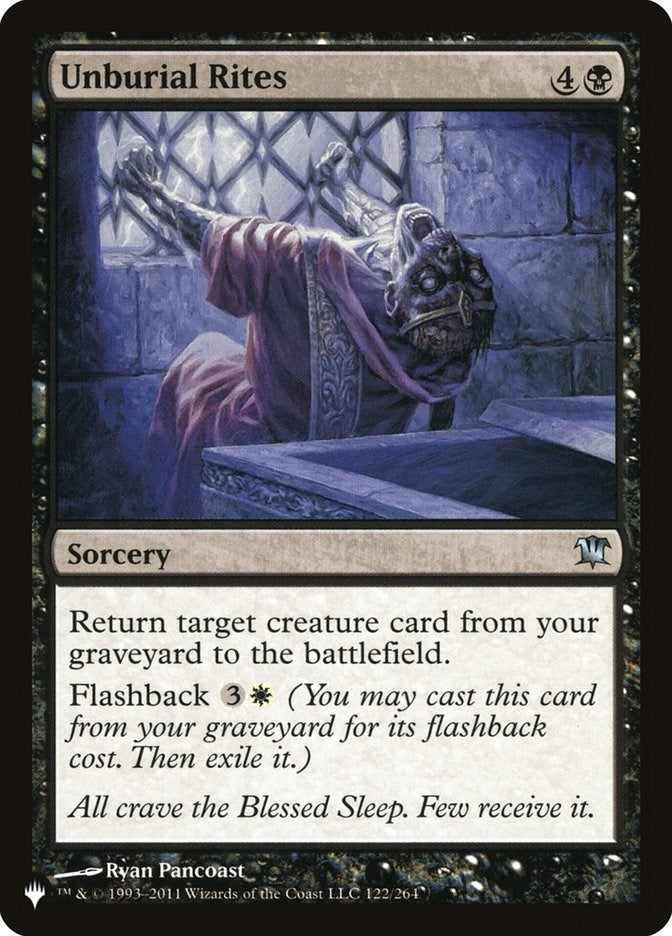 Image for Unburial Rites (122/264) [The List Reprints] - Magic: The Gathering