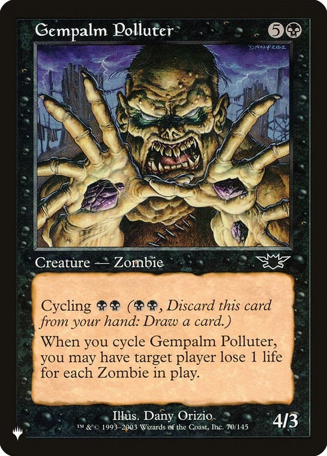 Image for Gempalm Polluter (70/145) [The List Reprints] - Magic: The Gathering
