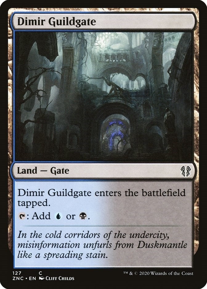 Image for Dimir Guildgate (127) [Zendikar Rising] - Magic: The Gathering