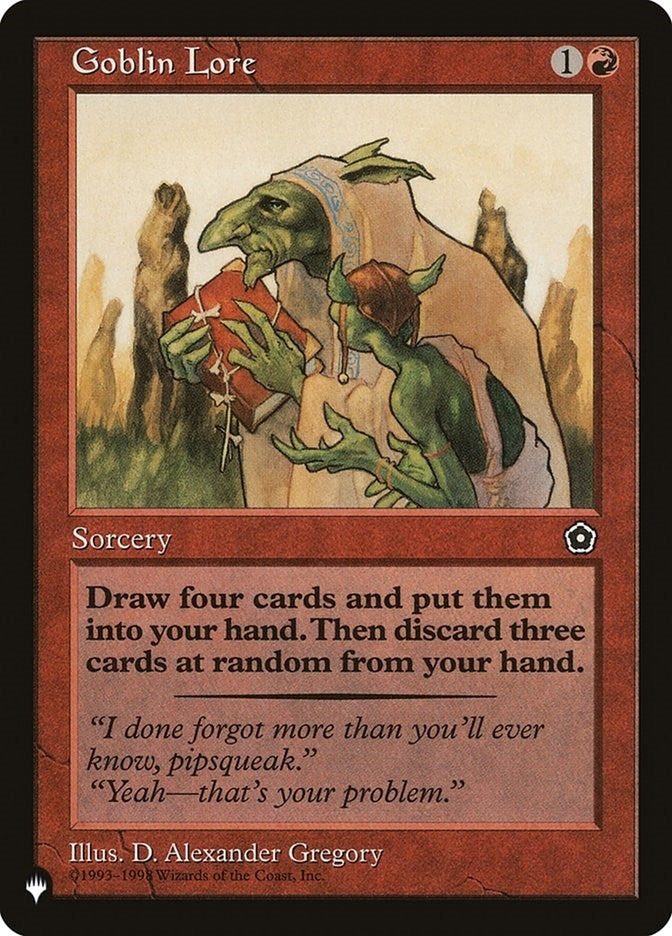 Image for Goblin Lore [The List Reprints] - Magic: The Gathering