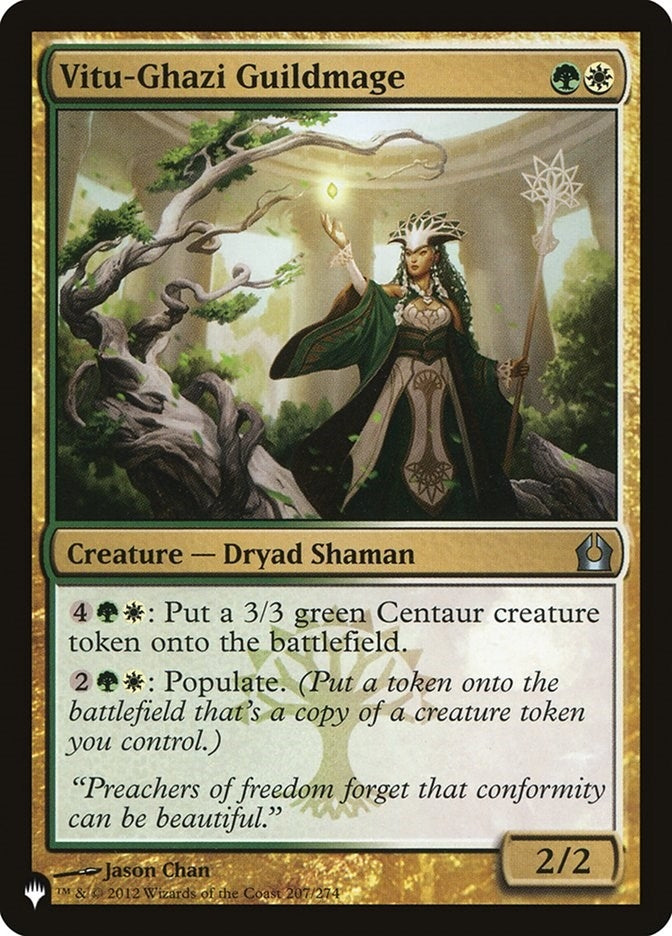 Image for Vitu-Ghazi Guildmage (207/274) [The List Reprints] - Magic: The Gathering