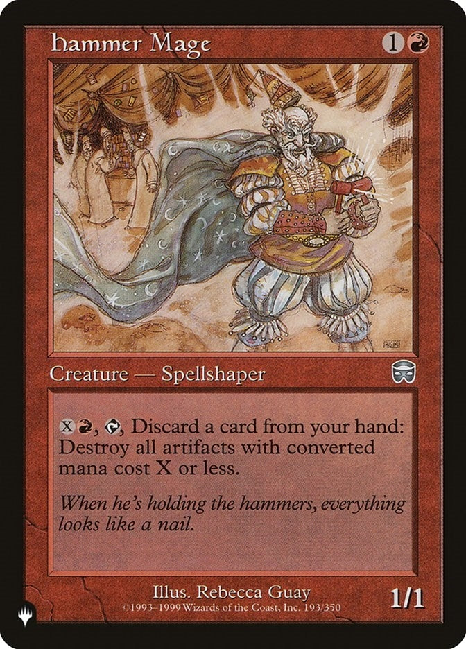 Image for Hammer Mage (193/350) [The List Reprints] - Magic: The Gathering
