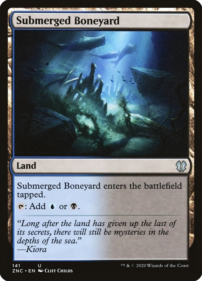 Image for Submerged Boneyard (141) [Zendikar Rising] - Magic: The Gathering
