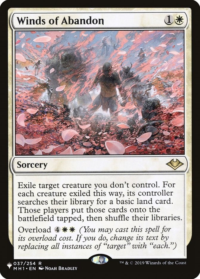 Image for Winds of Abandon (037/254) [The List Reprints] - Magic: The Gathering