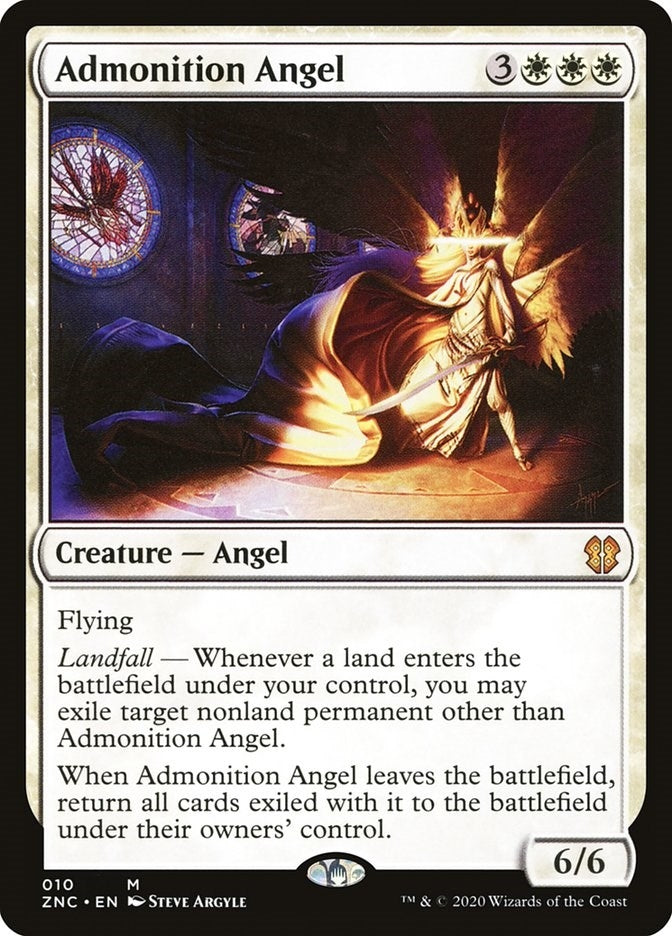Image for Admonition Angel (10) [Zendikar Rising] - Magic: The Gathering
