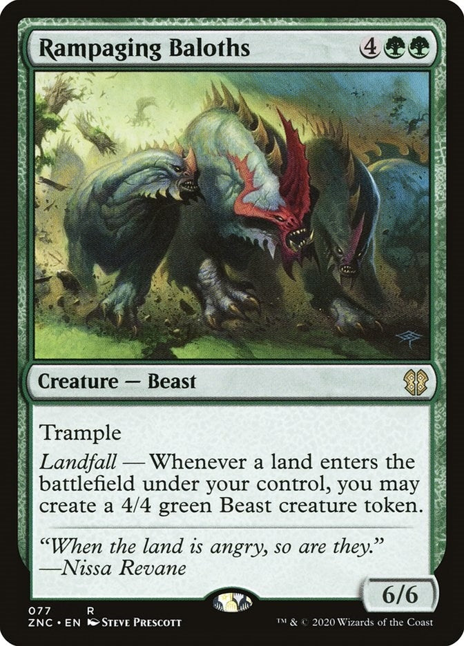 Image for Rampaging Baloths (77) [Zendikar Rising] - Magic: The Gathering