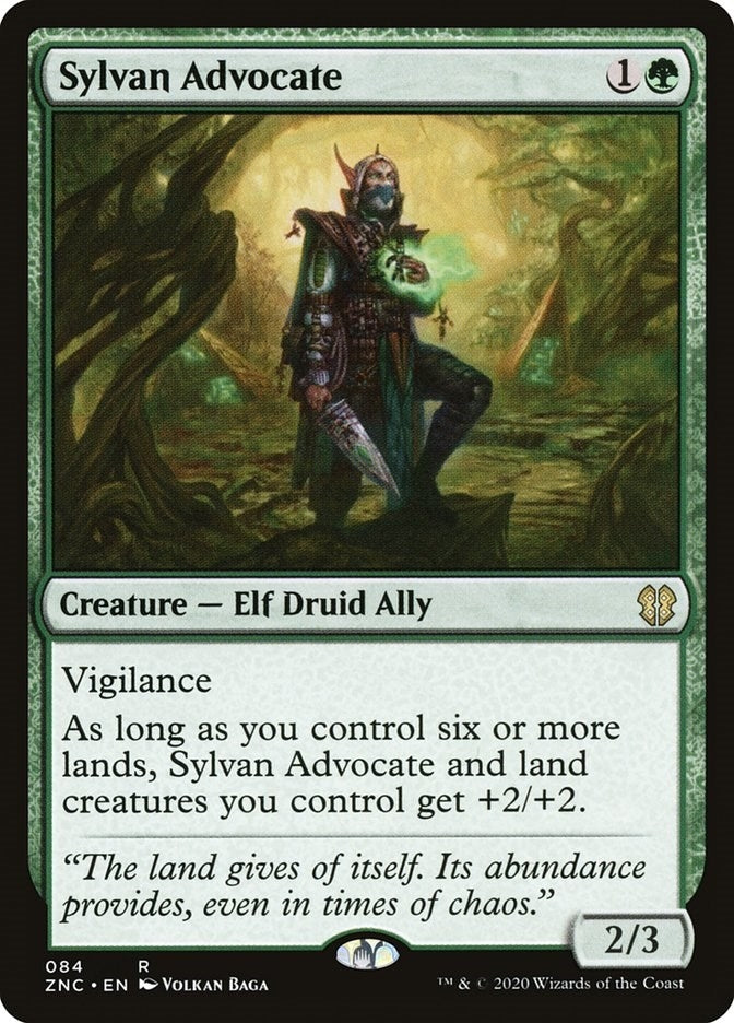 Image for Sylvan Advocate (84) [Zendikar Rising] - Magic: The Gathering