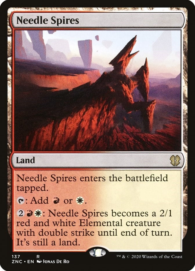 Image for Needle Spires (137) [Zendikar Rising] - Magic: The Gathering