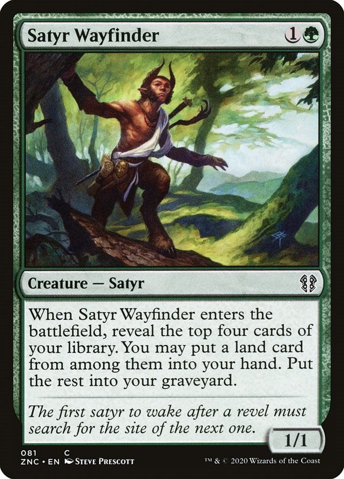 Satyr Wayfinder (81) [Commander: Zendikar Rising]