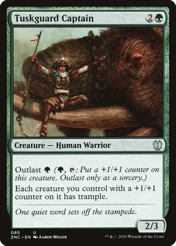 Image for Tuskguard Captain (85) [Zendikar Rising] - Magic: The Gathering
